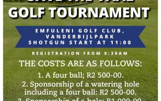 Save The Vaal Golf Tournament 2025