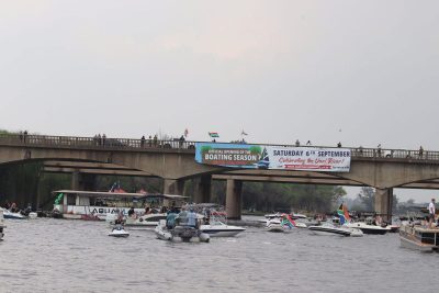 Community members celebrating the Opening of the Vaal River 2025 event