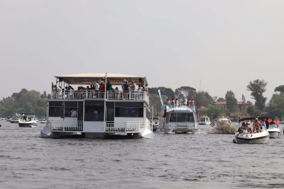 Community members celebrating the Opening of the Vaal River 2025 event